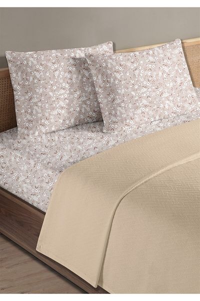 Evim 100% Cotton Doria Powder Double Pique Set 200 X 230 cm