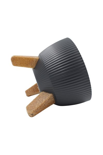 H&S collection Ghiveci elegant cu trei picioare, H&S Collection, culoare negru, diametru 19 cm