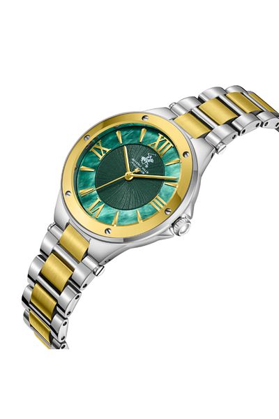 Beverly Hills Polo Club Women Analog Dark Green Dial Watch - BP3740C.270