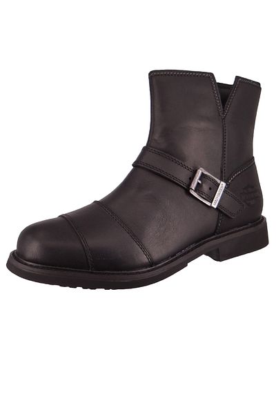 Harley Davidson Herren Bikerboots Stiefelette Proctor 6" Buckle D96285 Schwarz Black Leder