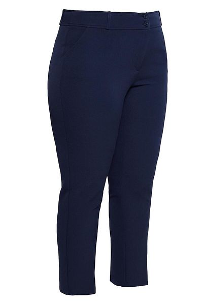 Alvina Large Size Skinny Leg Trousers 70717