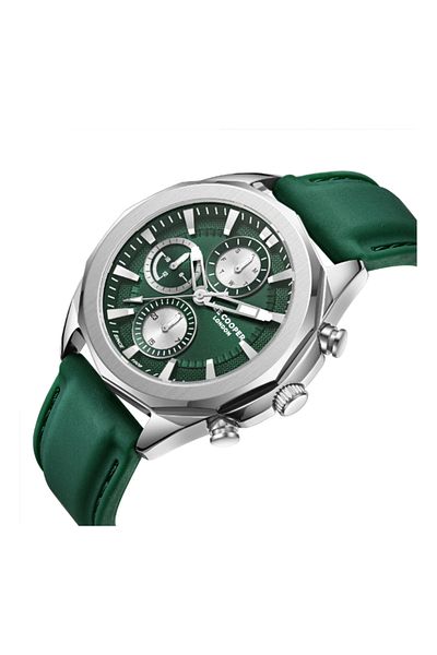 Lee Cooper Men Multi Function Dark Green Dial Watch - LC07990.377
