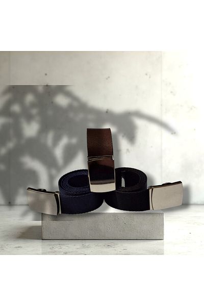 Nevzat şahin küçüktilki Stylish Design Fabric Metal Buckle Palaska Belt - 140-145-150-155 Sizes Available