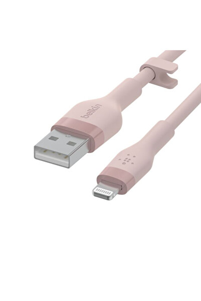 Belkin كابل شحن سريع USB-A مع موصل Lightning - 1 متر - وردي