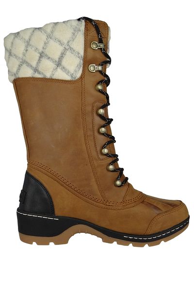 Sorel Whistler Tall NL2984-224 Damen Winterstiefel Camel Brown Black Braun