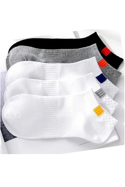 MISTERO SOCKS 5 Pairs of Seamless Sports Booties Socks