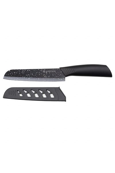 Ambition Santoku knife 15cm, black, Skiv