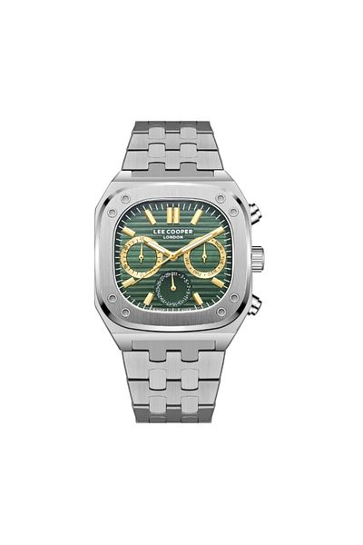 Lee Cooper Men Multi Function Dark Green Dial Watch - LC08023.370