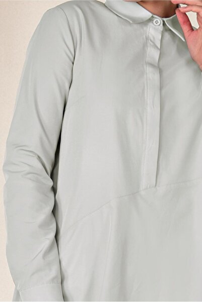 Alvina 4008 Model Asymmetrical Cut Tunic