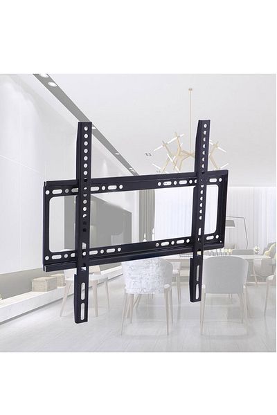 FlashHawk TV Wall Mount Bracket for 26-65 Inch Flat Screen TVs, Fixed Space-Saving Design