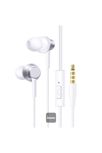 Baseus Baseus Encok HZ11 Wired Earphones - Moon White