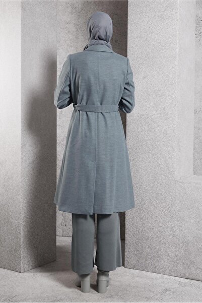 Alvina Поясний пальто з деталями - Модель 90473