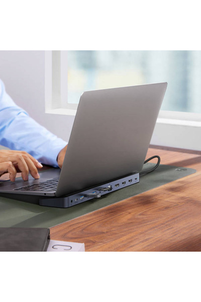 Baseus Elitejoy Gen2 12-Port Type-C Hub Adapter - Dark Grey