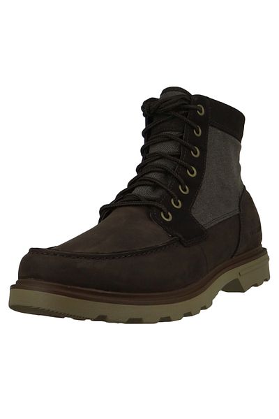 Sorel Herren Sportliche Stiefelette Winterschuhe Carson Moc WP 2009711 Schwarz 205 Blackened Brown Leder
