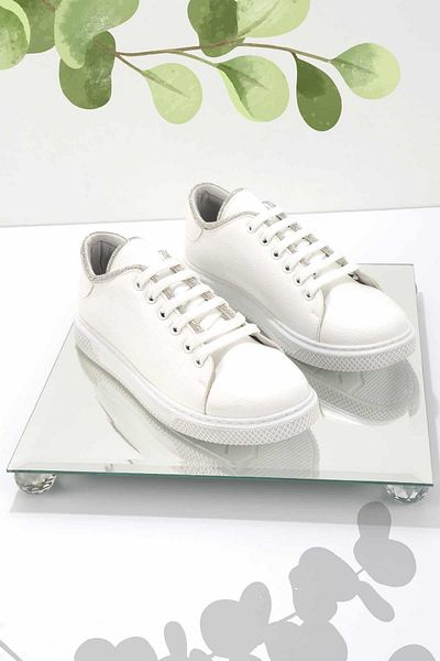 Bambi Weiß Damen Sneaker K 01763131509