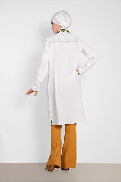 Alvina Tunic with Back Tassel and Embroidery Detail 4382