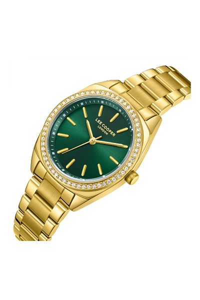 Lee Cooper LEE COOPER Women Analog Dark Green Dial Watch - LC08041.170