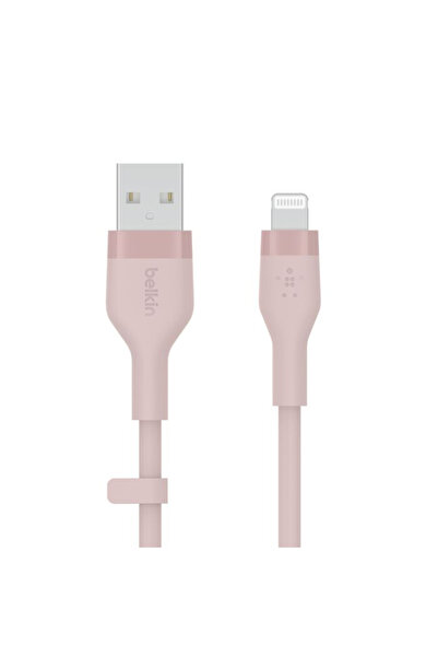 Belkin كابل شحن سريع USB-A مع موصل Lightning - 1 متر - وردي