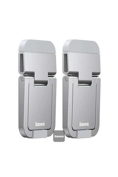 Baseus Baseus Slim Laptop Kickstand with Adjustable Viewing Angle - 2 Pieces - Silver