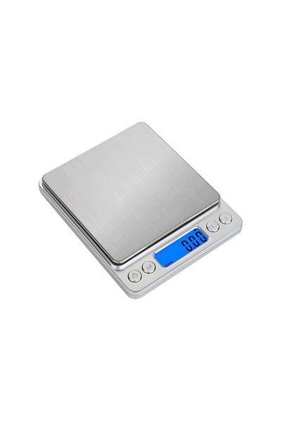 Primo Plus Precision electric kitchen scale measures weight from 0.1g to 3kg