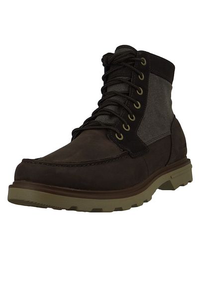 Sorel Herren Sportliche Stiefelette Winterschuhe Carson Moc WP 2009711 Schwarz 205 Blackened Brown Leder