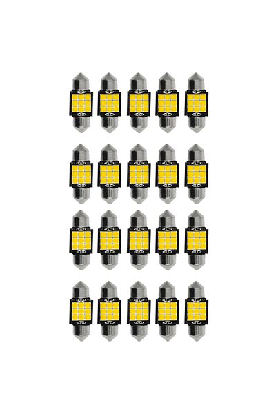 Spider Plus 31mm LED Canbus Car Bulb - Pack of 20