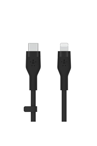 Belkin كابل بوست تشارج من يو إس بي-سي إلى لايتنينج سيليكون - 1 متر - أسود