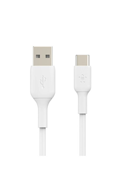 Belkin كابل شحن USB-C إلى USB-A - 2 متر - أبيض