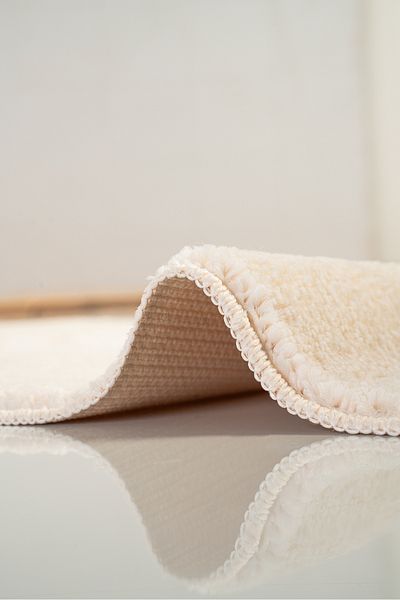Moda Dekor Τυπική Κρέμα Τοίχου 60x100 cm Μονό Χαλάκι Μπάνιου