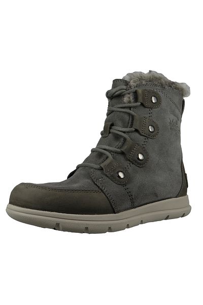Sorel Damen Winterstiefel Boot gefüttert Explorer Joan Quarry Black Grau NL3039-052