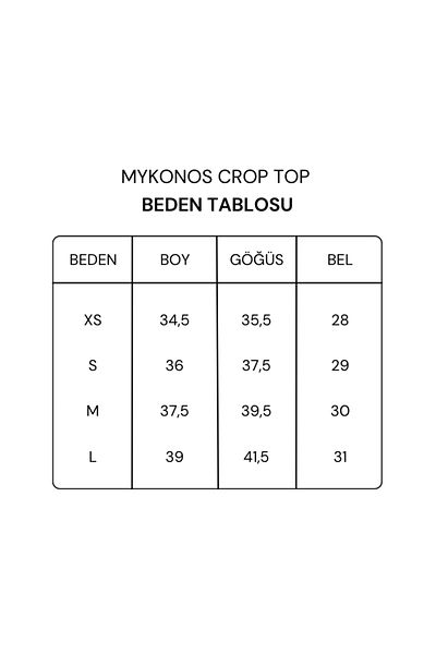 La Sarta Crop top cu decolteu în V Mykonos alb