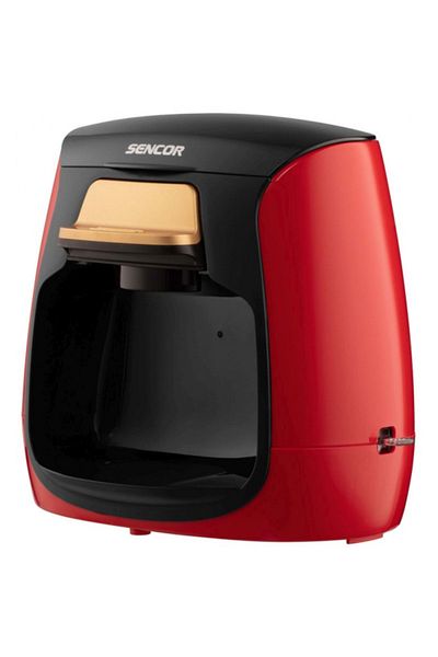 Sencor 500W Non-Slip Feet Overheating Protection Coffee Maker Red and Black 300 ml