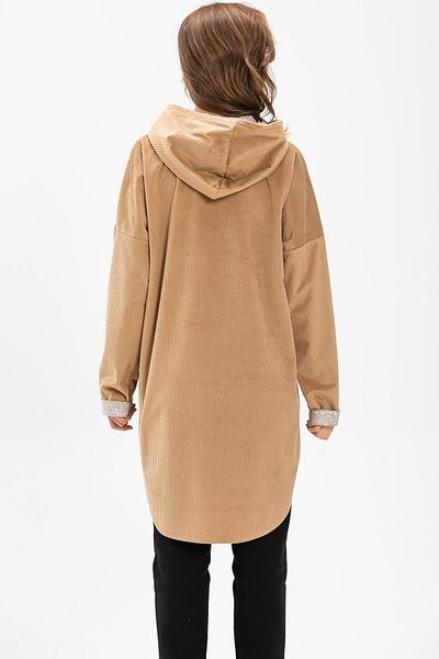Eliş Şile Bezi Eylül Corduroy Jacket Camel Cml