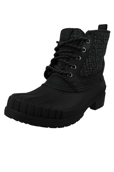 Kamik Damen Winterstiefel Stiefel Winterschuhe Sienna Mid NK2293 Schwarz BK2 Black Leder/Synthetik mit EV