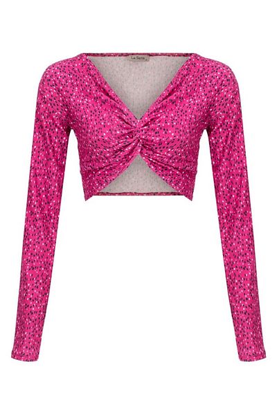 La Sarta Crop Top cu adunare frontală Mykonos