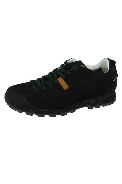 Aku Herren Halbschuhe Wanderschuhe Bellamont III NBK GTX 528 Schwarz 052 Black Leder mit Vibram Predator