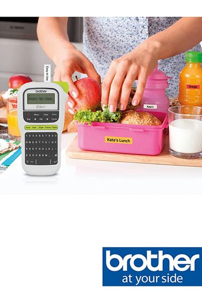 Brother Brother PT-H110 P-Touch Portable Label Maker Handheld Labelling Machine white