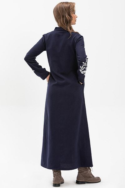 Eliş Şile Bezi Nisa Flannel Φθινοπωρινό και Χειμώνα Ferace Navy Blue Lcvt