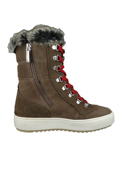 LACKNER Damen Winterstiefel Stiefel Wanderschuhe Winterschuhe Daisy L&#39;s TX 7842 Grau Taupe Leder