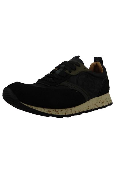 El Naturalista Damen Low Sneaker Walky Low Top Vegan N5680T Schwarz Black Kunstleder mit EVA