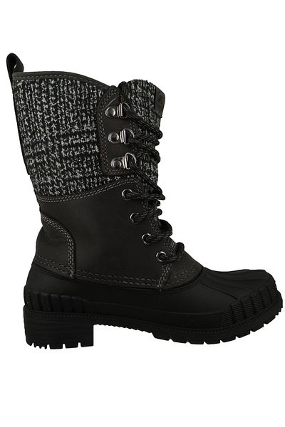 Kamik Damen Winterstiefel Stiefel Winterschuhe Sienna 2 NK2292 Grau CHA Charcoal Leder/Synthetik mit EVA