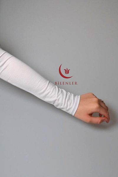 Bilenler Practical Hijab Combed Cotton Sleeves - Prayer Sleeves