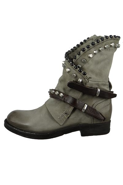 A.S.98 Damen Elegante Stiefelette 3003 Verti 207239-0202-0001 Grau Cenere Leder