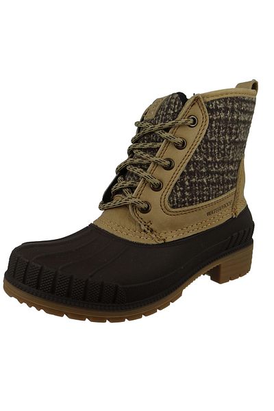 Kamik Damen Winterstiefel Stiefel Winterschuhe Sienna Mid NK2293 Braun SAN Sand Leder/Synthetik mit EVA