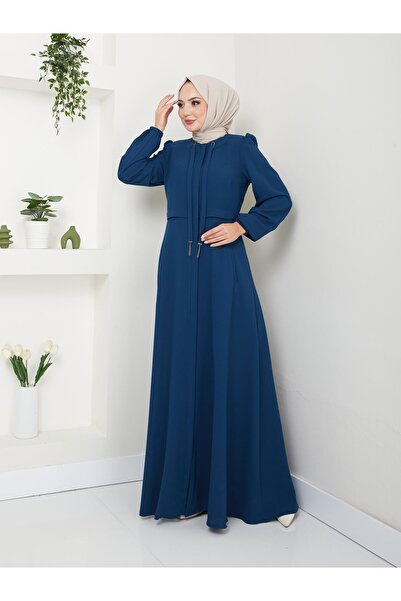 Günay Karaca Yazlık Mevlana Model Perdesü Ferace 4590-1