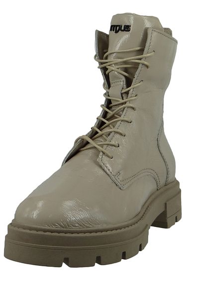 Mjus Damen Sportliche Stiefelette 8058 Beatrix M79258-0101 Creme 6477 Opale Leder