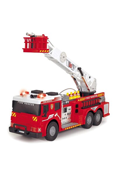 Dickie Rc Aerial Ladder Truck Merdivenli İtfaiye Aracı 2.4 Ghz Sesli Işık ve Su Püskürtme 62 Cm
