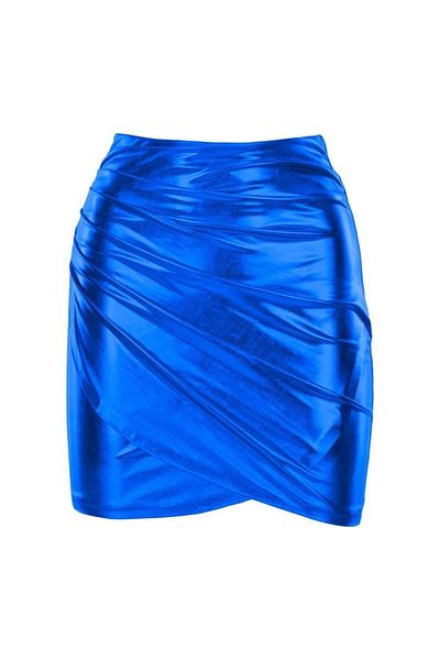 La Sarta Fustă mini albastru strălucitor