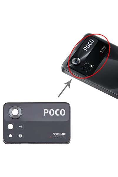 Fodos Poco X4 Pro 5g Rear Camera Glass Lens Adhesive Outer Glass Full 2201116...