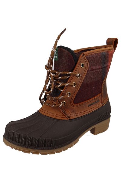 Kamik Sienna Mid Waterproof NK2230 Damen Stiefel Winterstiefel Winterschuhe Leder Braun Dk. Braun DB2